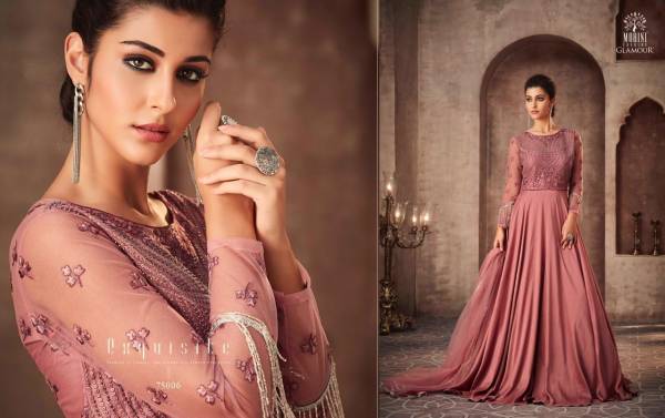 Glamour Vol-75 Silk Georgette With Cancan Designer Wedding Salwar Suit